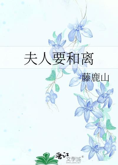 夫人要和离txt百度